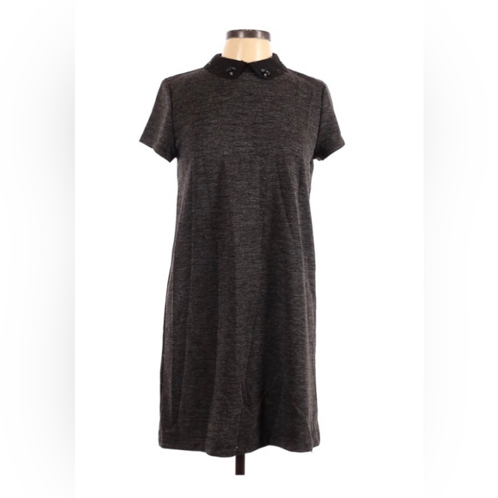 Loft Beaded Collar Shift Dress